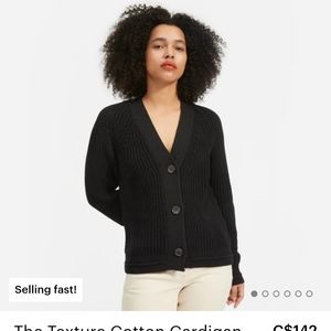Everlane texture cotton cardigan